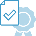 Check certificate icon.